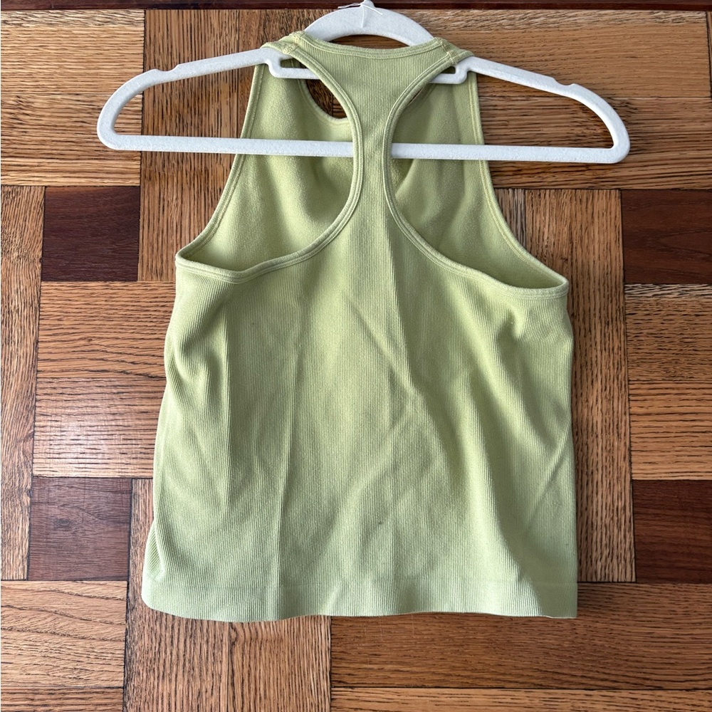 Free People Movement | Hayley Racerback Brami Crop Top M/L Palm Leaf - Picture 4 of 5
